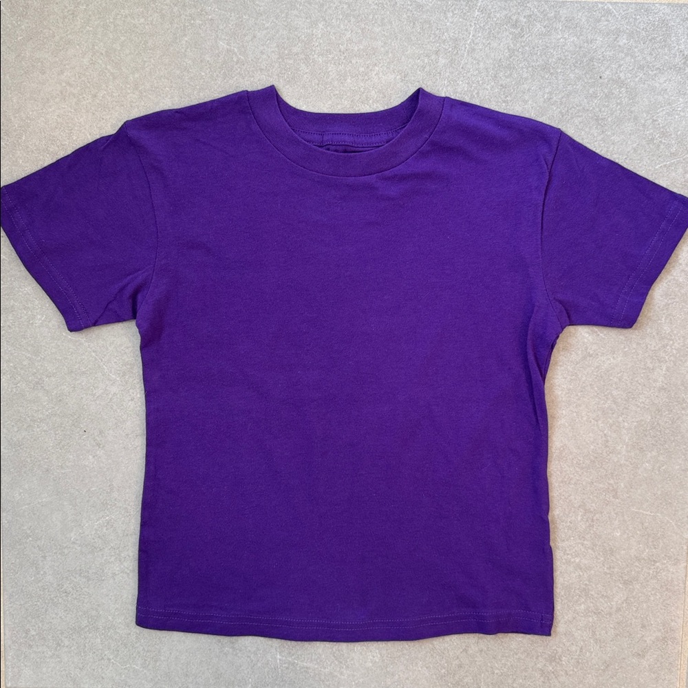 💜3/$15 Adidas The Go-To Tee Purple Kids T-Shirt - New without tags